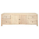 Novato 4Drw/2Dr Cab - Distressed Natural - Contemporary style