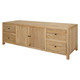 Novato 4Drw/2Dr Cab - Distressed Rustic Dining Room Furniture - T-0487RP