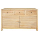 Novato 3Drw/2Dr Buffet - Distressed Rustic - Contemporary style