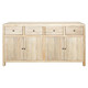 Novato 4Drw/4Dr Buffet - Distressed Natural - Contemporary style