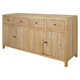 Novato 4Drw/4Dr Buffet - Distressed Rustic Dining Room Furniture - T-0490RP