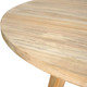 Novato Round Coffee Table - Distressed Rustic Living Room Furniture - T-0493RP