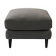 Conway Ottoman - Smoke - Contemporary style