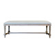 Francesca Bed End Bench - Francis Weathered Oak/Linen HL244-1