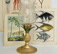 Brass Candle Holder with Glass - C.A.M