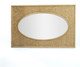 Amara Oval Inset Mirror - Mud Grey - N164-MG
