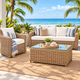 Hayman 2.5 Seater Sofa Natural - OUT-41-W-NAT