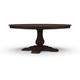 Provincial Trestle Round Dining Table 180cm Smooth Top - Walnut - 66434-WLT