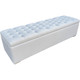Marquis Upholstered Bed Chest Tufted - Natural Linen - Hand made Bedroom furniture