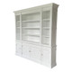 Reims Library Bookcase / TV Media Unit - White