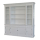 Reims Library Bookcase / TV Media Unit - White