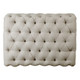Kaniel Tufted Antique White Ottoman - Australia wide delivery Kaniel Tufted Antique White Ottoman - Australia wide delivery