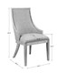 Aidrian Charcoal Gray Accent Chair - Australia wide delivery