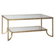 Katina Gold Leaf Coffee Table - Sale on Mid-Century Modern style Accent Tables Katina Gold Leaf Coffee Table - Sale on Mid-Century Modern style Accent Tables