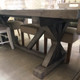 Hamptons X-Base Dining Table 240cm - Smokey Grey - Solid Timber French Provincial style Dining Room furniture