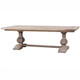 Provincial Trestle Dining Table 240cm - Vintage Birch - Size: 244H x 102W x 76D (cm) - French Provincial style