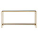 Hayley Gold Console Table Mid-Century Modern style Accent Table Decor