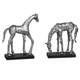 Let's Graze Horse Statues, S/2 Countryside style Sculpture Decor