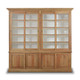Hudson Tall Bookcase w/ Sliding Doors - Solid Timber Hamptons style Living Room furniture