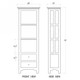 Aries Bookcase w/out Door - Sale on Craftsman style Living Room furniture
