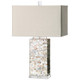 Aden Capiz Shell Lamp Coastal style Table Lamp Decor