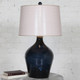 Lamone Blue Glass Lamp - Size: 79H x 46W x 46D (cm) - Contemporary style