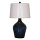 Lamone Blue Glass Lamp Contemporary style Table Lamp Decor