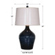 Lamone Blue Glass Lamp - Australia wide delivery