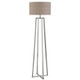 Keokee Polished Nickel Floor Lamp Contemporary style  Decor