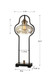 Cotulla Aged Black Desk Lamp - Australia wide delivery