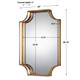 Lindee Gold Wall Mirror - Australia wide delivery