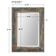 Bozeman Distressed Blue Mirror - Australia wide delivery