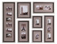 Massena Photo Frame Collage, S/7 Contemporary style Photo Frame Decor