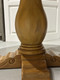 Drake 120cm Round Pedestal Table w/out Grooves - Antique French Oak - Hand made French Provincial style Dining Room furniture