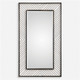 Karel Chevron Mirror Coastal style Wall Mirror Decor