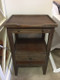 Eton 2 Drawer Side Table w/ Pull Out Shelf - Cocoa - Hand made Craftsman style Bedroom furniture