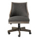 Aidrian Charcoal Desk Chair Contemporary style Accent Chair Decor