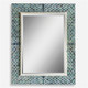 Makaria Coastal Blue Mirror Coastal style Wall Mirror Decor