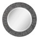 Wenton Round Aged Wood Mirror Contemporary style Wall Mirror Decor