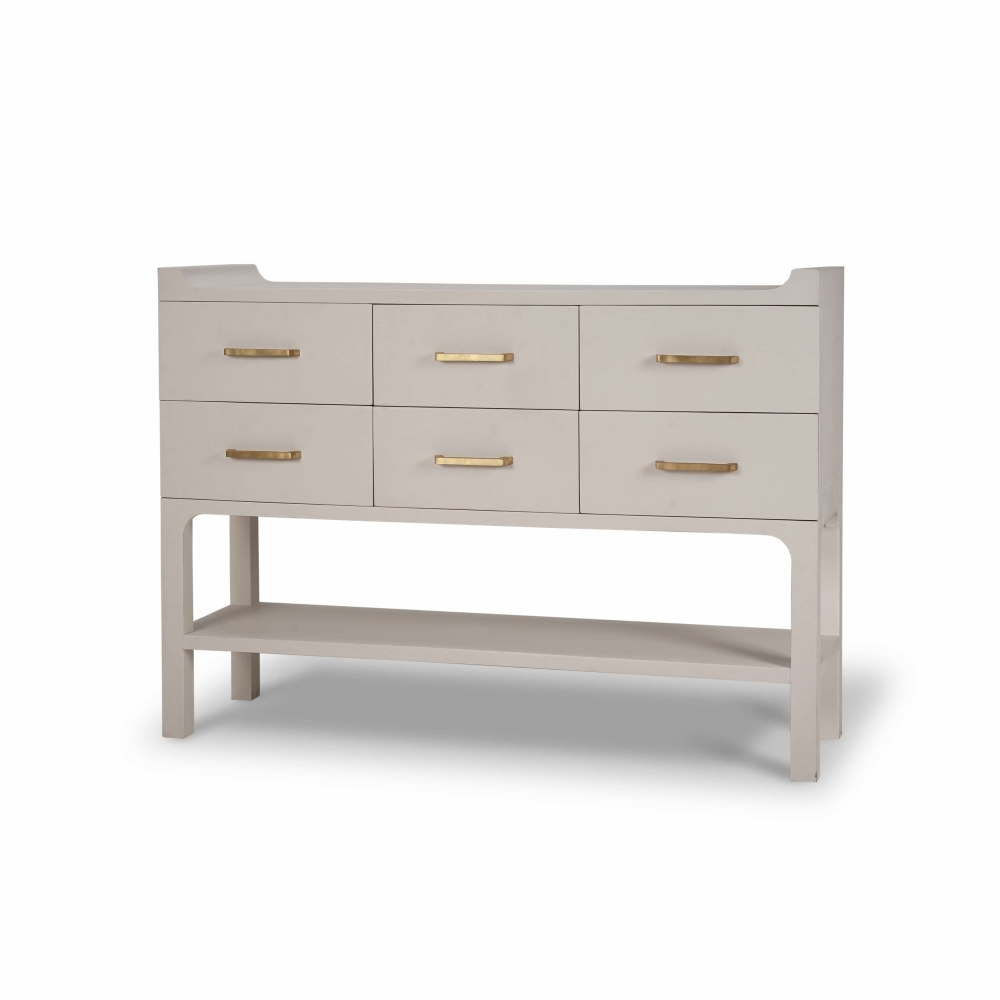 Fulham Linen Wrapped Console Table