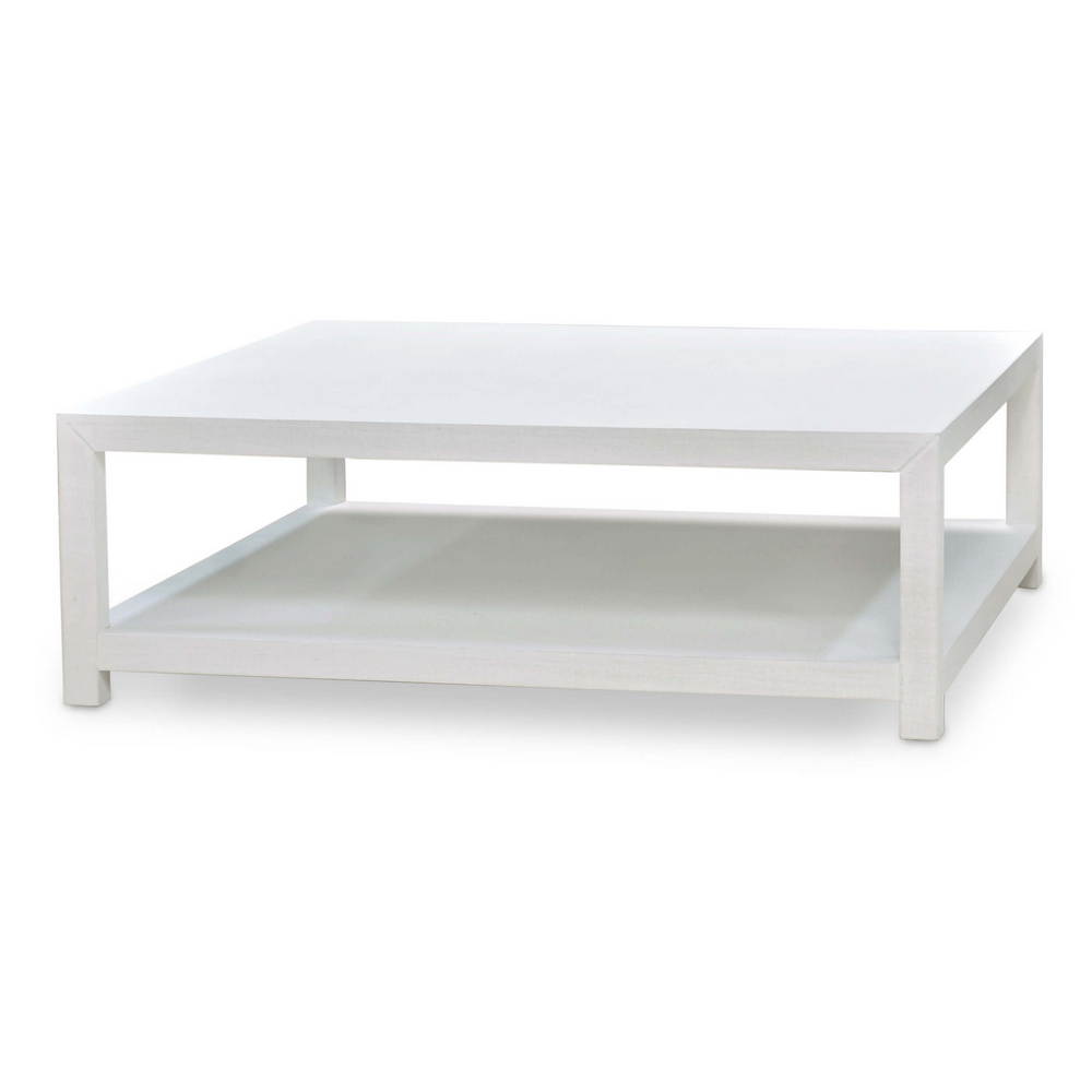 Milan Square Linen Wrapped Cofffee Table