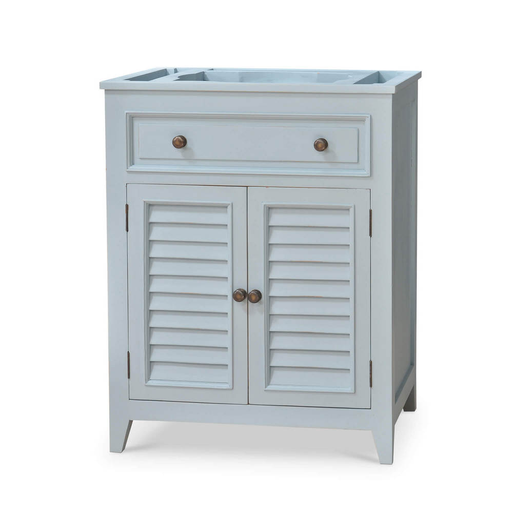 Shutter Vanity w/out Marble & Sink