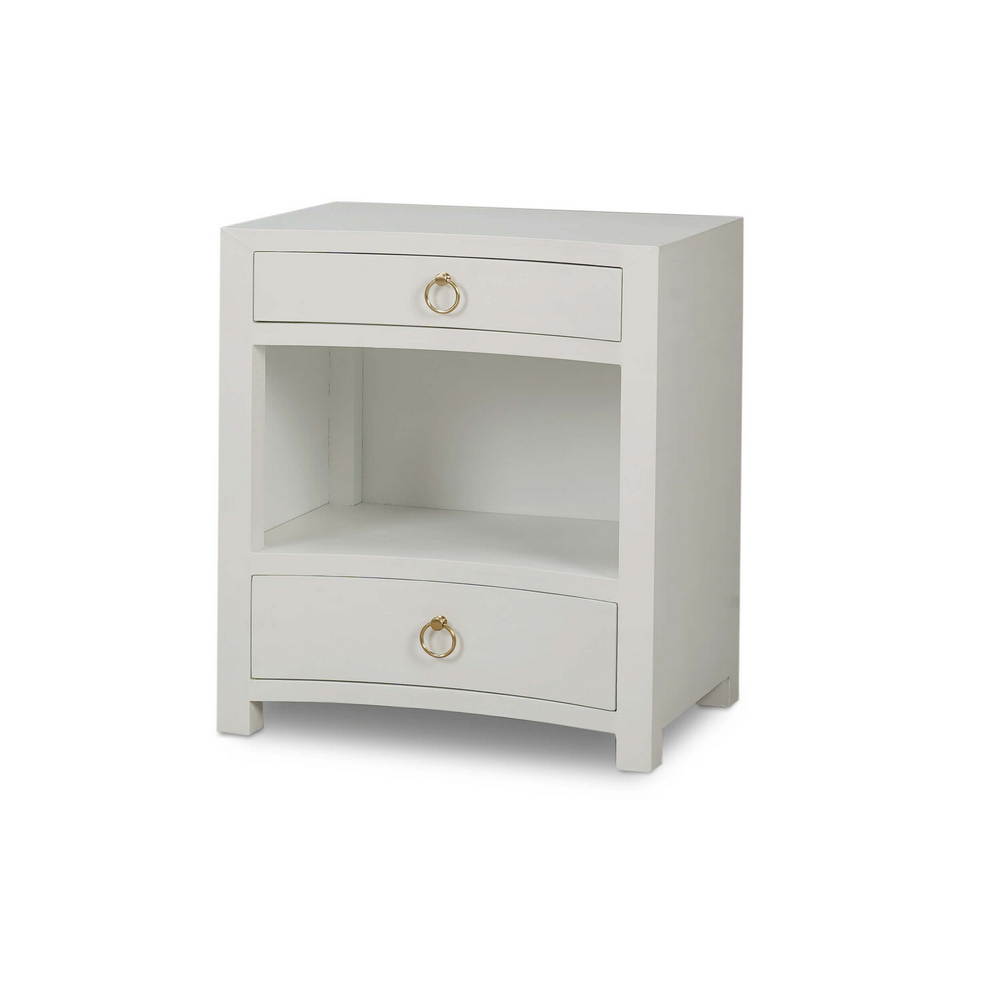 Mornington Open Shelf Linen Wrapped Bedside