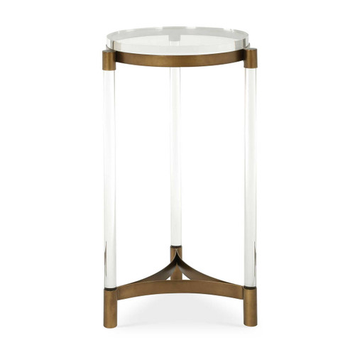 Pereira Round Acrylic Accent Table | Contemporary Style Accent Table