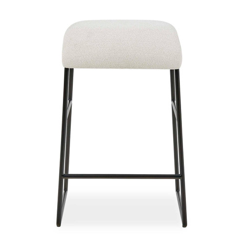Arcane Ecru Counter Stool | Contemporary Style Accent Chair