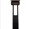 Bromic Heating Tungsten Smart-Heat 38,500 BTU Natural Gas Freestanding Portable Patio Heater - BH0510005