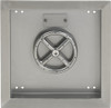 American Fire Products 12" Stainless Steel Square Drop In Pan With 6" Fire Ring -  SS-SQP-12-ASBL