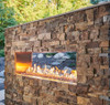 The Outdoor GreatRoom Company 40-Inch Linear Ready-to-Finish See-Through Propane Fireplace W/ Direct Spark Ignition