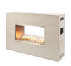 The Outdoor GreatRoom Company 40-Inch Linear Ready-to-Finish See-Through Natural Gas Fireplace W/ Direct Spark Ignition