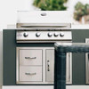 Summerset Sizzler 32-Inch 4-Burner Built-In Natural Gas Grill With Rear Infrared Burner - SIZ32-NG
